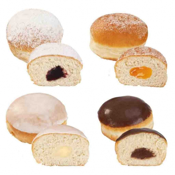 Mini Krapfen / 4-fach Sortiert
