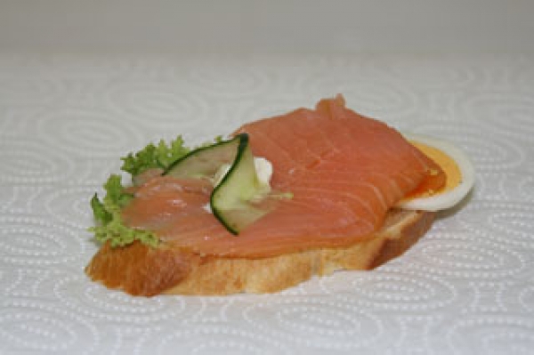 Lachs - Weißbrot