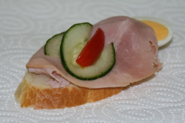 Schinken - Weißbrot