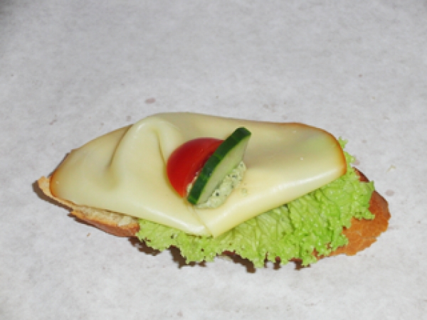 Räucherkäse - Weißbrot