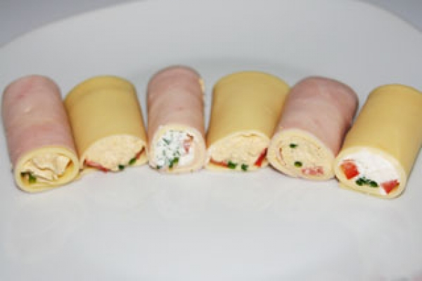 Schinken-/Käserolle gemischt